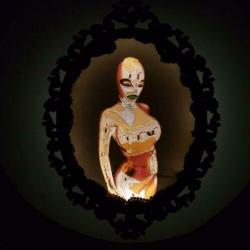 Fetish Kunst Schilderij met lijst Evil Queen