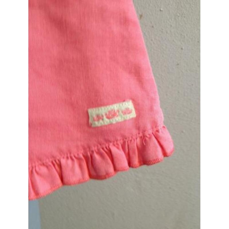 meisjes jurkje rose+rouge basic maat 56