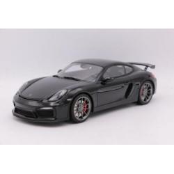 Porsche Cayman GT4 Zwart GT Spirit 1:18 ZM105 Nieuw