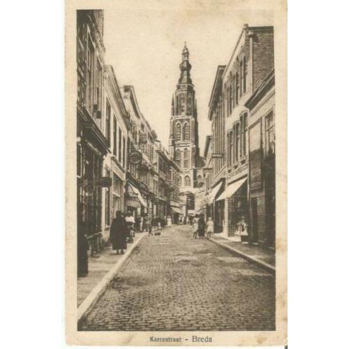 Breda Karrestraat winkels 1923