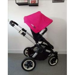 Bugaboo buffalo buggy roze?? + Reiswieg + maxi cosi pebble??