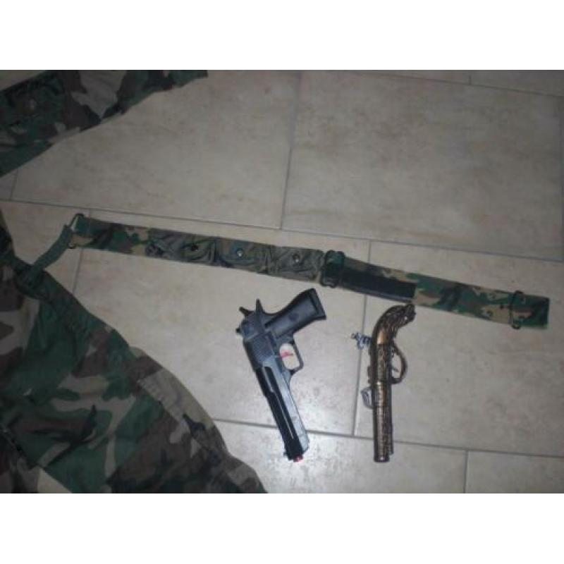 militaire overal+ riem