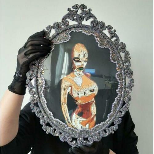 Fetish Kunst Schilderij met lijst Evil Queen