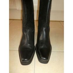 NIEUW Colorado Boots zwarte leren dames cowboy laarzen 40
