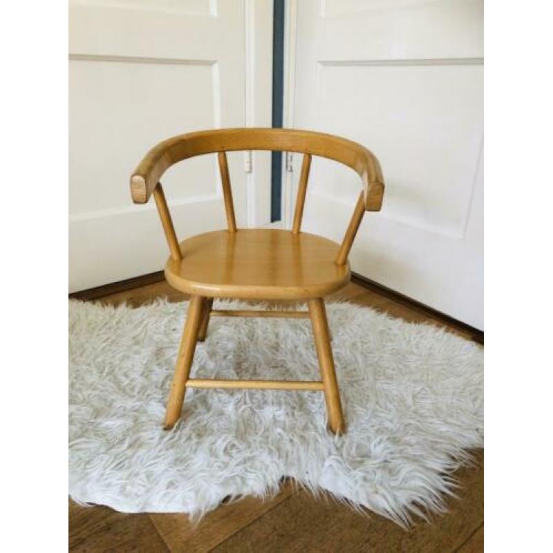 Schoolstoeltje vintage stoeltje school kleuterschool retro