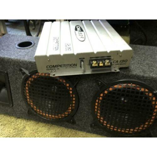 Caliber Versterker + boombox