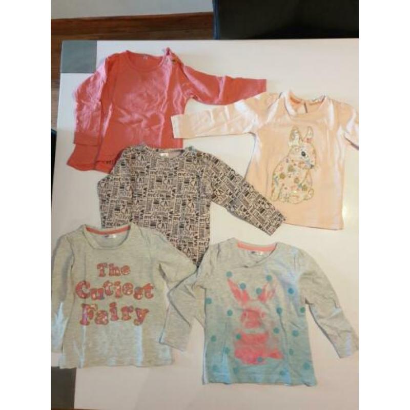 meisjes truitjes maat 86 (15 stuks)