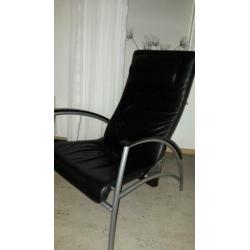 lederen fauteuil