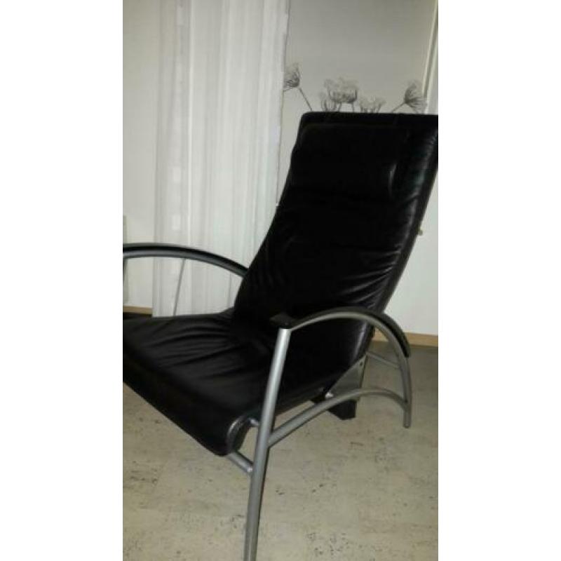 lederen fauteuil
