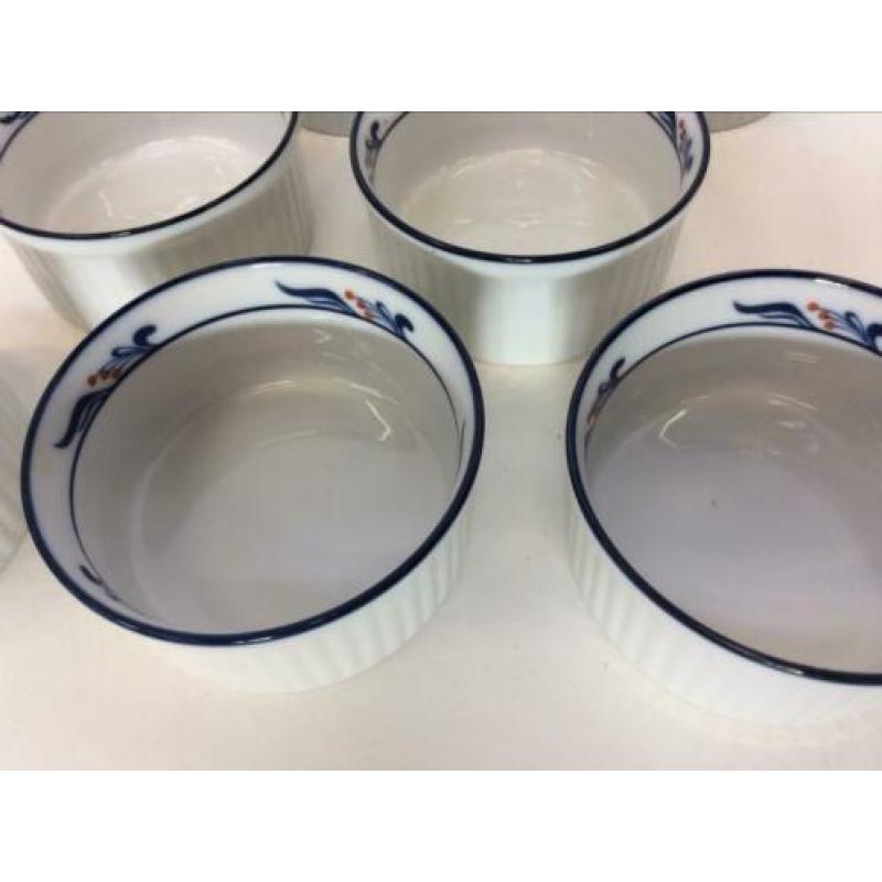 Set van 8 soufflé schaaltjes, Dansk Bistro Maribo