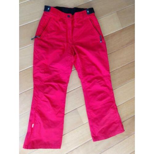 keurige skibroek dames meisje rood