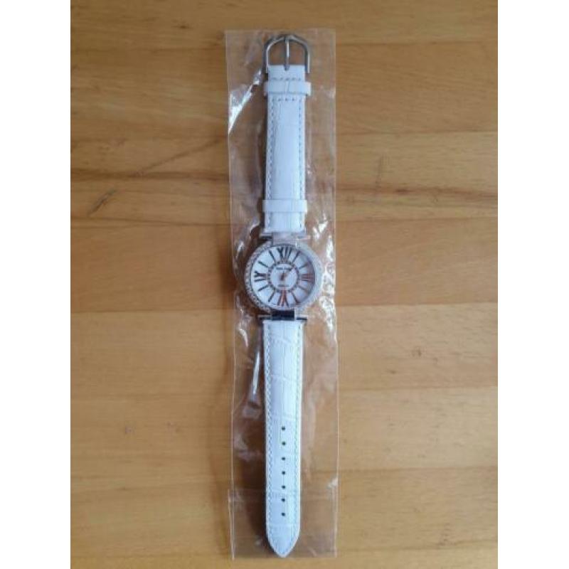 Royal Crown horloge - wit, maat 18