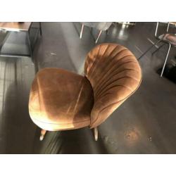 Stoel fauteuils kaki oranje