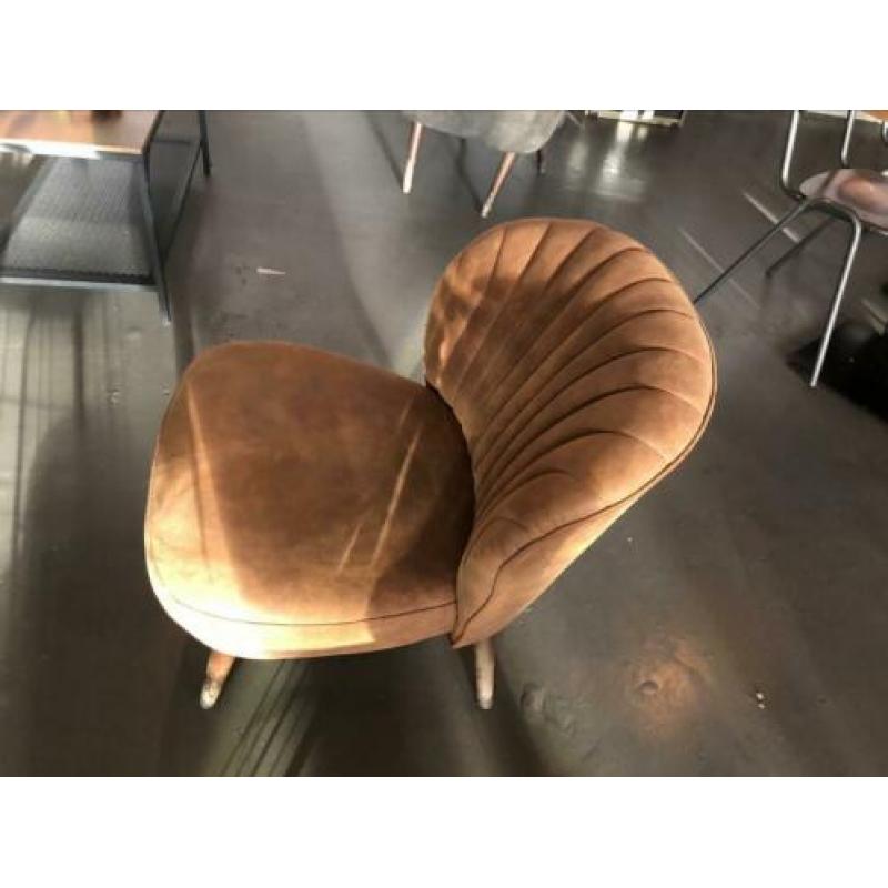 Stoel fauteuils kaki oranje