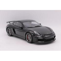 Porsche Cayman GT4 Zwart GT Spirit 1:18 ZM105 Nieuw