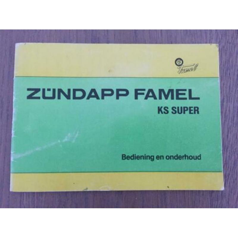 Zundapp Famel KS Super bediening en onderhoud (nl)
