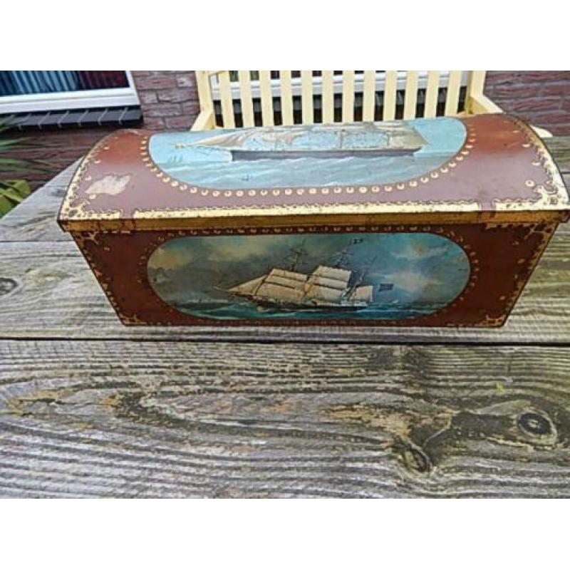 Leuk Vintage Schepen Blik - antiek boot schip Brocante