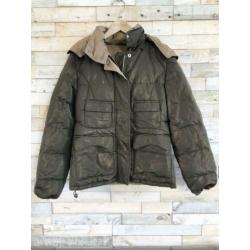 Husky winterjas groen/bruin, maat 36 - NP 189,95 - wyp