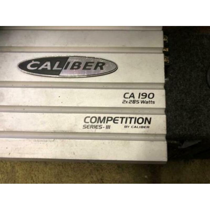 Caliber Versterker + boombox