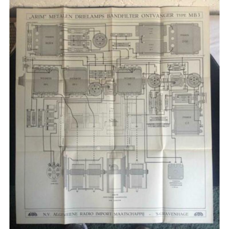 Bandfilter ARIM ontvanger MB-3 - Radio import maatschappij