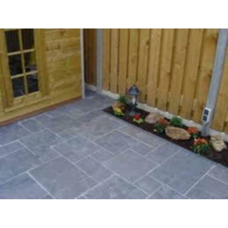 tuintegels Vietnamees hardsteen Soft Finish romaansverband