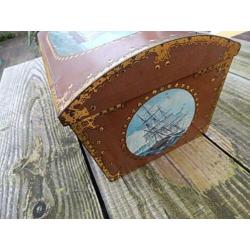 Leuk Vintage Schepen Blik - antiek boot schip Brocante