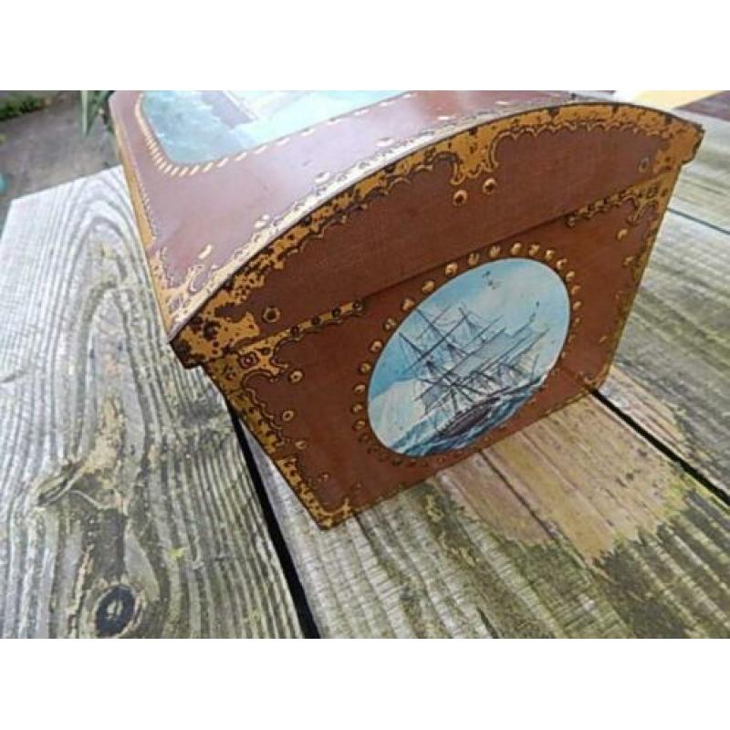 Leuk Vintage Schepen Blik - antiek boot schip Brocante