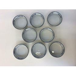 Set van 8 soufflé schaaltjes, Dansk Bistro Maribo