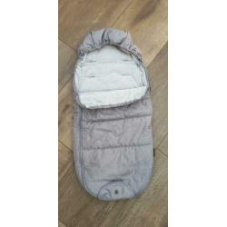 Voetenzak buggy universeel licht grijs gevoerd Topmark