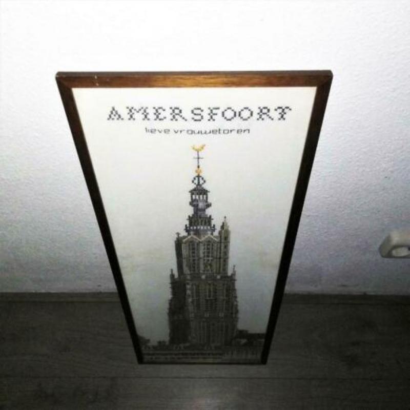 Geborduurde kerk Amersfoort lieve vrouwetoren