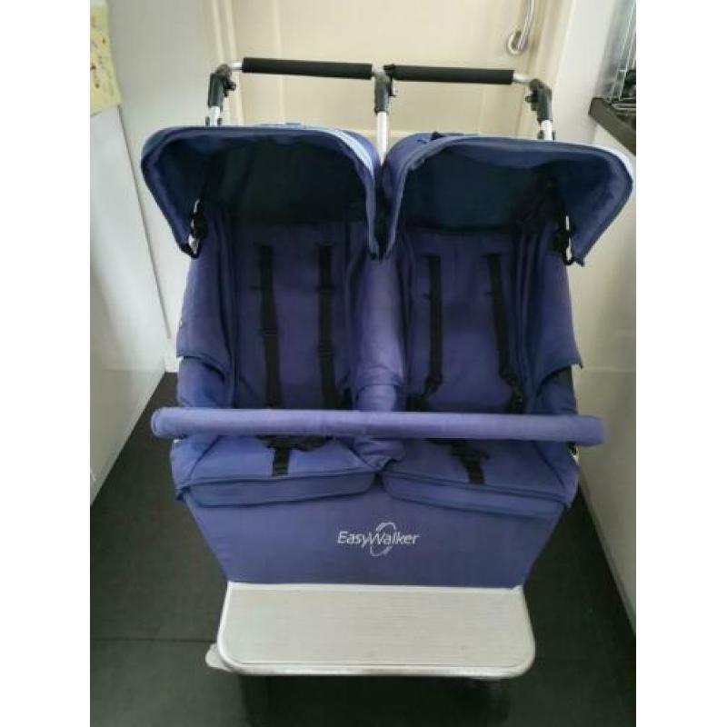 Easywalker duo tweeling kinderwagen wandelwagen