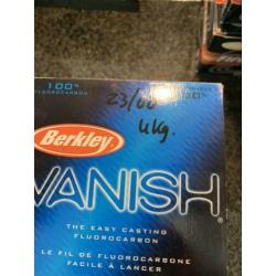 1828m rollen berkley vanish fluoror carbon 23/00 4 kilo !