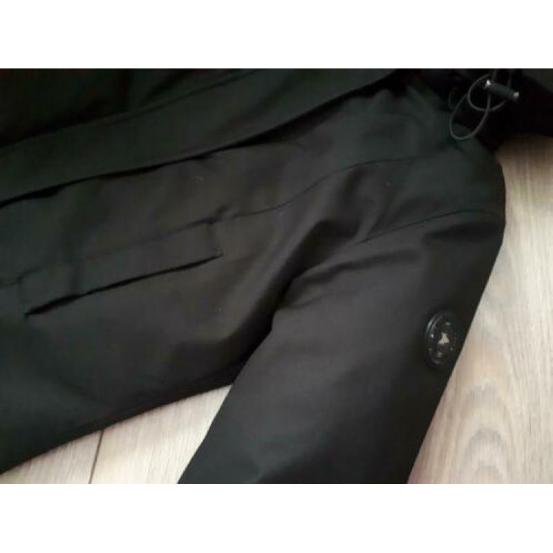 Airforce jas parka zwart maat s