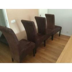 4 eetkamerstoelen