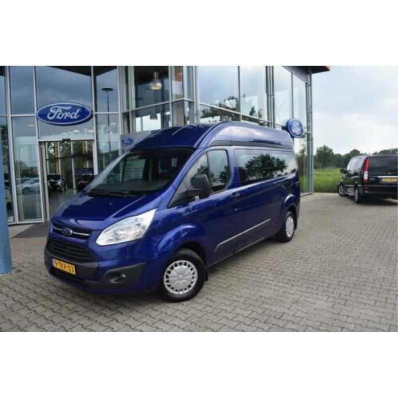 Ford Transit Custom 125 pk 9-persoons HOOG DAK(stahoogte)LET