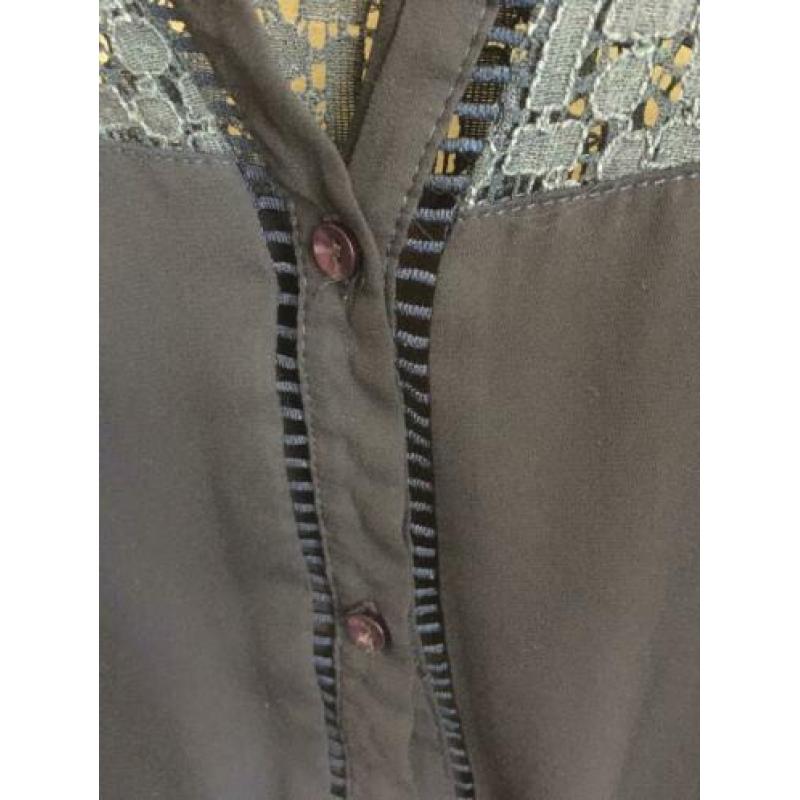 Blouse dames maat S / M - donker blauw