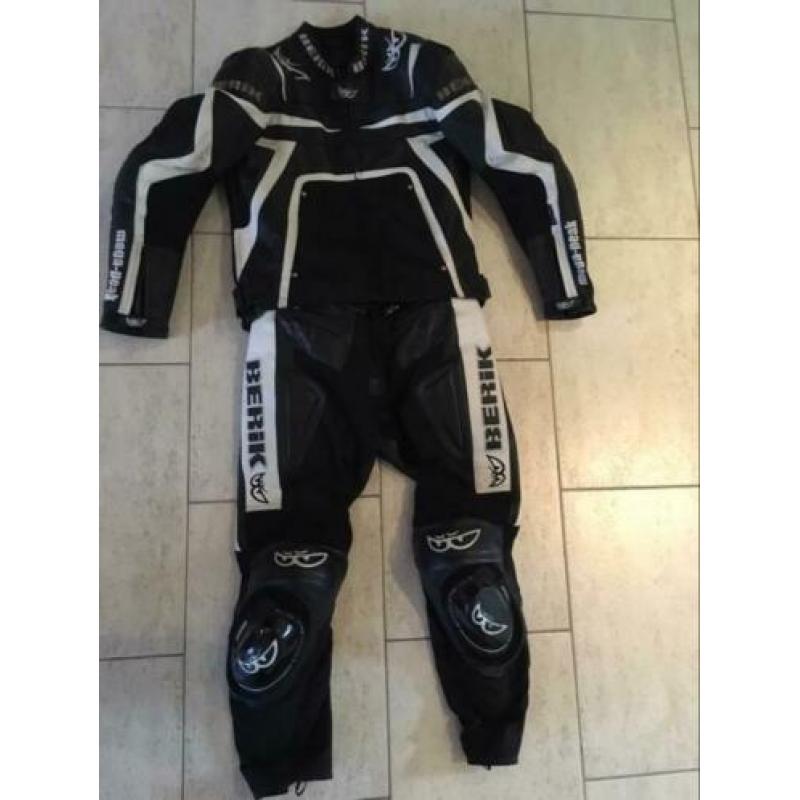 Compleet leren Berik motorpak combi