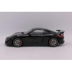 Porsche Cayman GT4 Zwart GT Spirit 1:18 ZM105 Nieuw