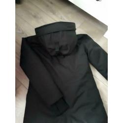 Airforce jas parka zwart maat s