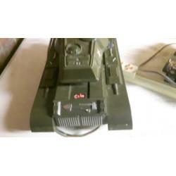 Vintage bestuurbare oorlogs tank jaren 60