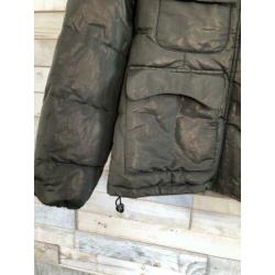 Husky winterjas groen/bruin, maat 36 - NP 189,95 - wyp