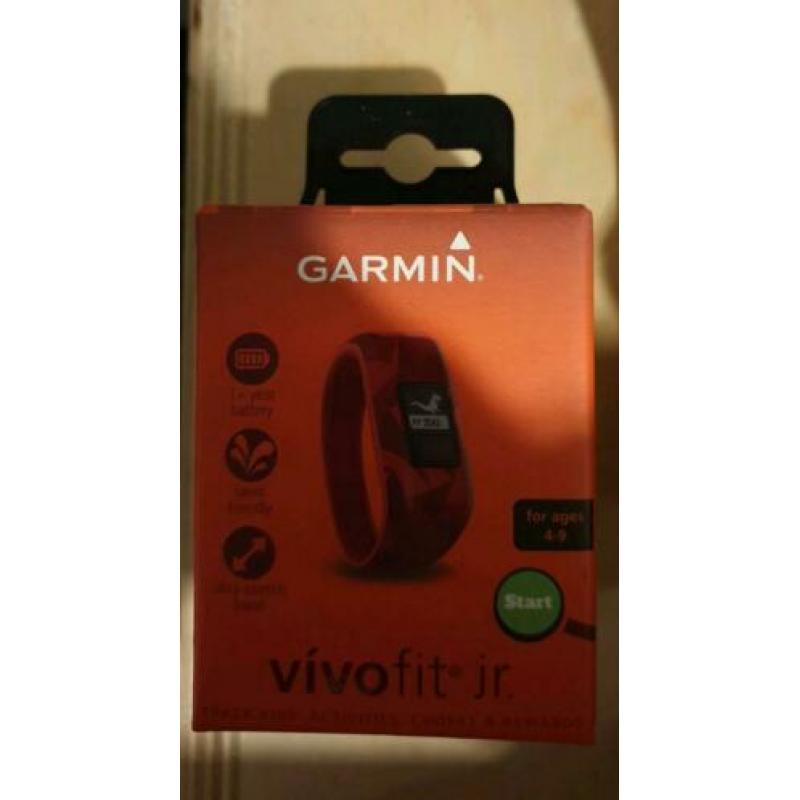 Garmin nieuw Horloge stappenteller kind garmin junior rood