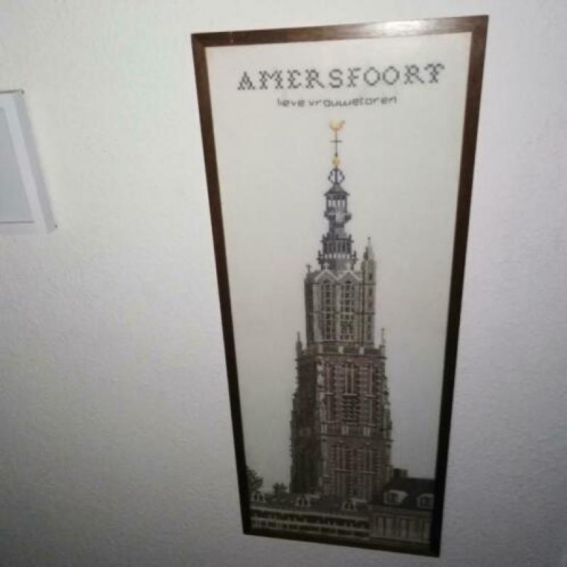 Geborduurde kerk Amersfoort lieve vrouwetoren