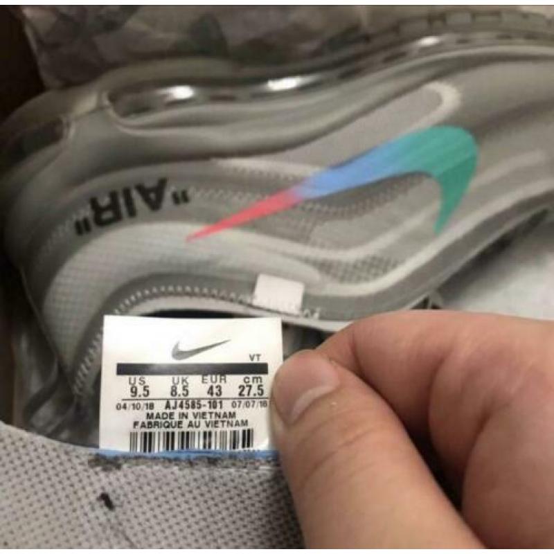 Nike Off White Air Max 97 ‘Menta’