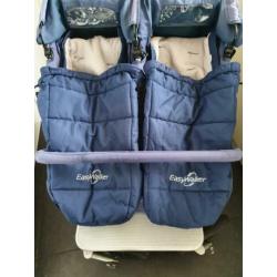 Easywalker duo tweeling kinderwagen wandelwagen
