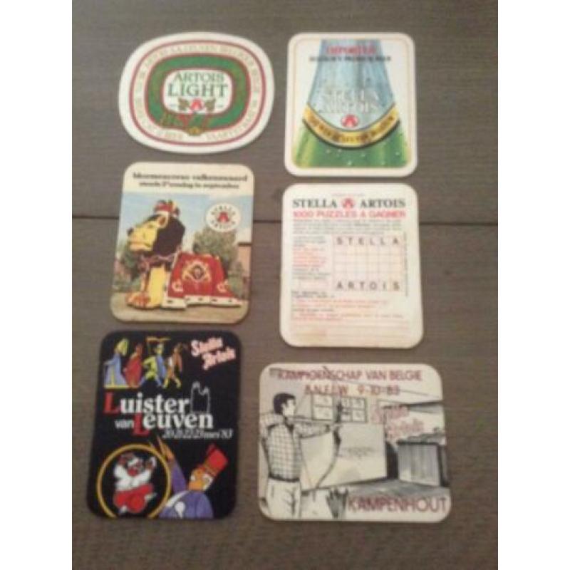 119 Verschillende BIERVILTJES STELLA ARTOIS .