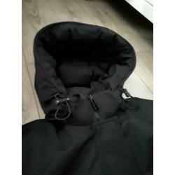 Airforce jas parka zwart maat s