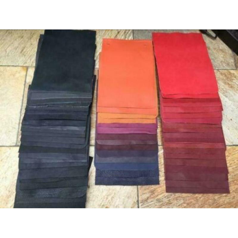 partij leren lappen 700/800 stuks