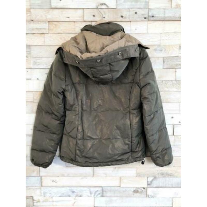 Husky winterjas groen/bruin, maat 36 - NP 189,95 - wyp