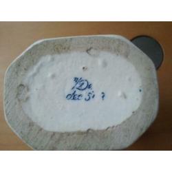 Delfts blauw dekselvaasje